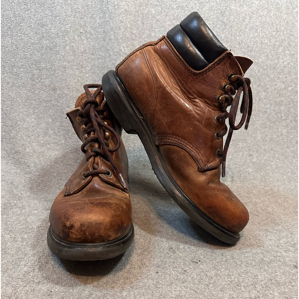 Vintage Red Wing Oil Resistant Supersole Safety Boots Size 9B